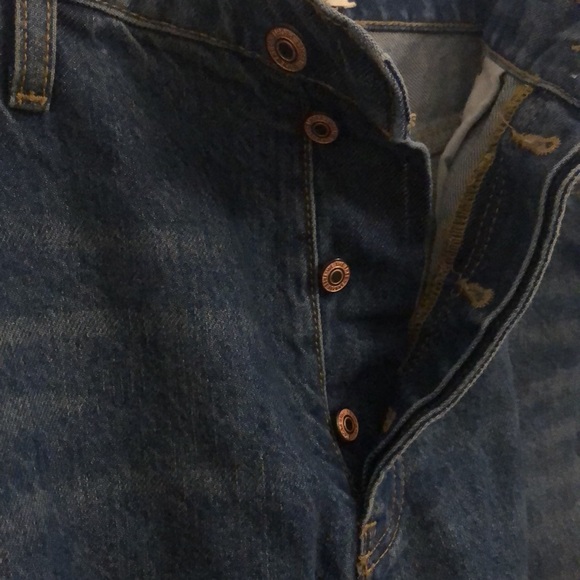 NWT We The Free Mid-Wash Paint Splattered High-Rise Ankle Jeans - Picture 7 of 10